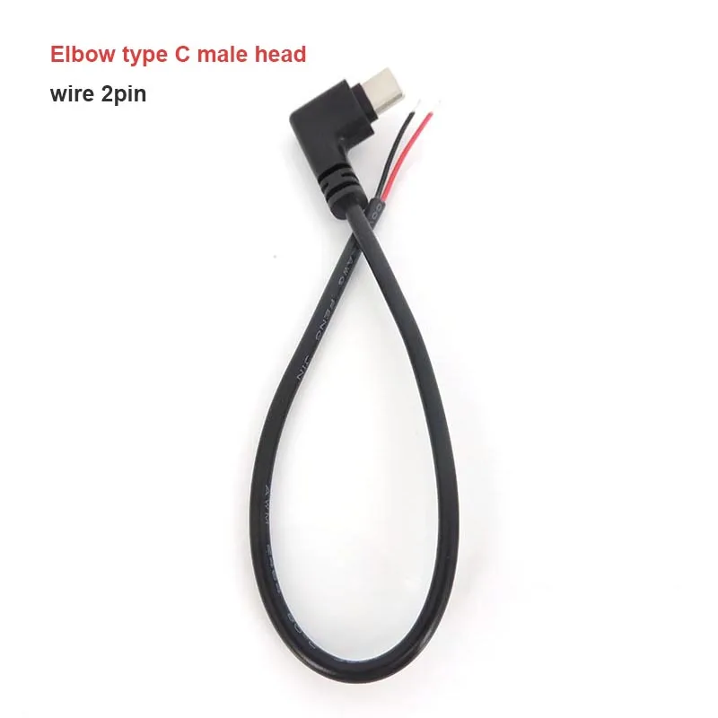 

USB Type-C удлинительный кабель 25 см черный