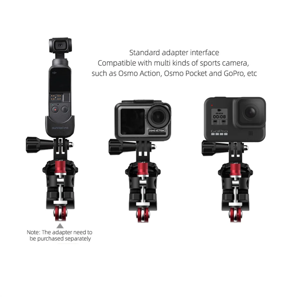 Крепление на руль велосипеда для экшн-камеры DJI OSMO 2 Gopro 9 8 7 Insta360 - купить по