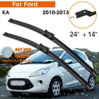 Автомобильный стеклоочиститель для Ford KA 2010-2013 лобовое стекло резиновый силиконовый запасной передний стеклоочиститель 24 