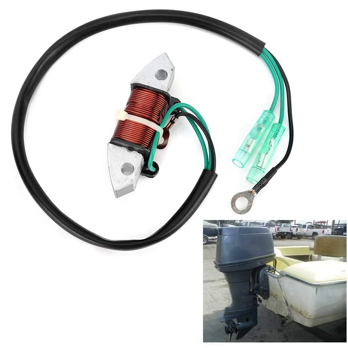 66T-85533 66T-85533-00 катушка освещения для Yamaha подвесной мотор 2-тактный 40HP E40X 66T85533