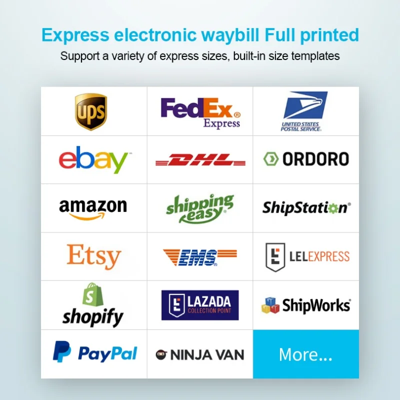 ZJ-9220 Термопринтер этикеток Эффект печати Дисплей с резаком для зубов Разрыв