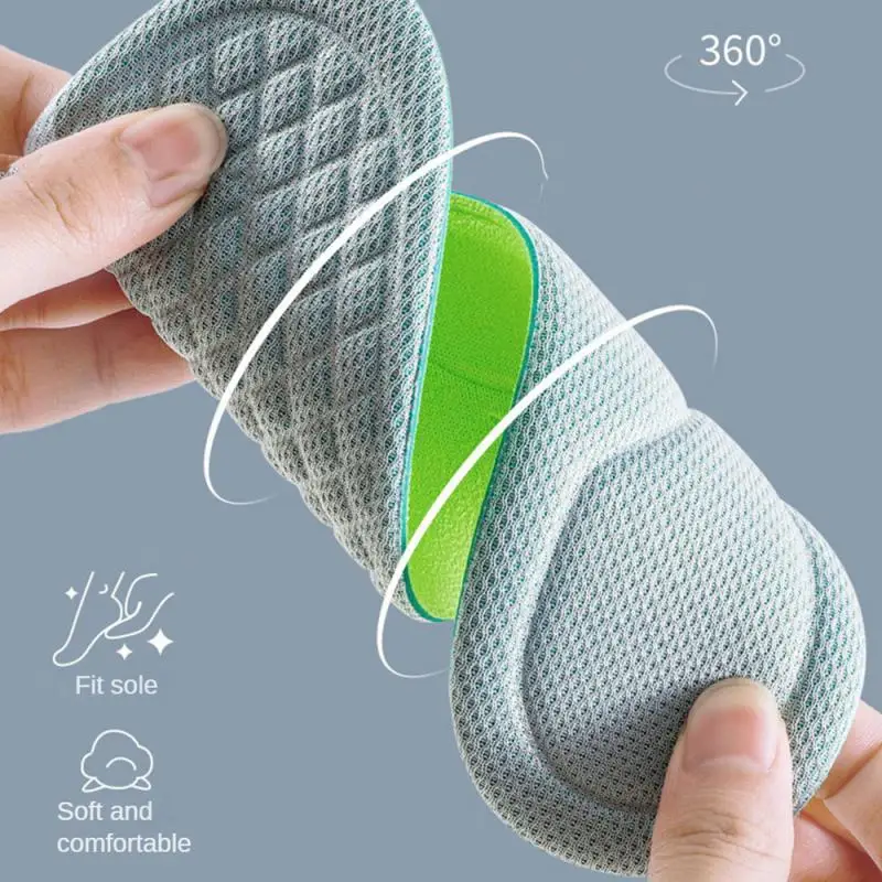 Ортопедические стельки унисекс из мягкой пены с эффектом памяти дезодорирующие