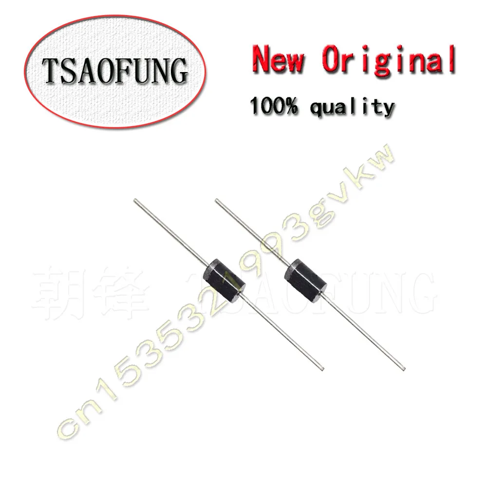 50 шт. UF3005 UF3010 UF302 UF304 UG4D DO-201AD диод Шоттки TVS переходный Подавляющий Диод