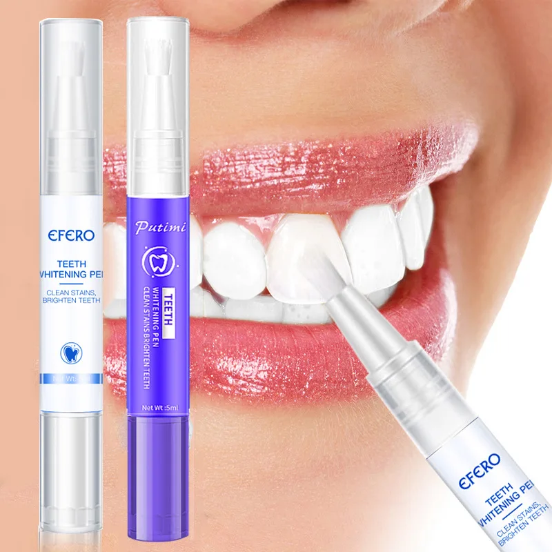 

5ml Teeth Whitening Pen Tooth Gel Whitener Bleach Remove Stains Oral Hygiene Instant Smile Teeth Whitening Kit Cleaning Serum