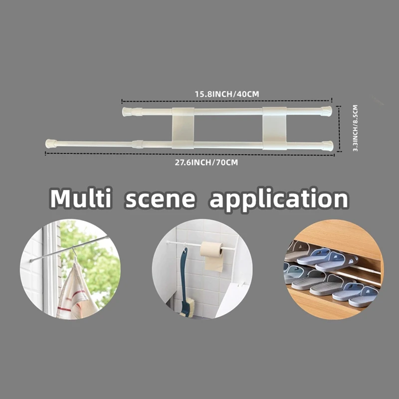 4 шт. регулируемые натяжные стержни для холодильника автодома хранения еды