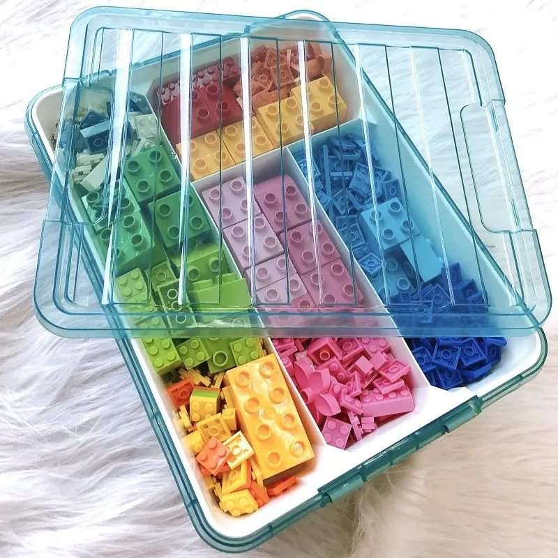 

Children Toy Storage Boxes Transparent Student Dormitory Boxes Snack Organizer Boxes Universal Storage Boxes Household INS Style