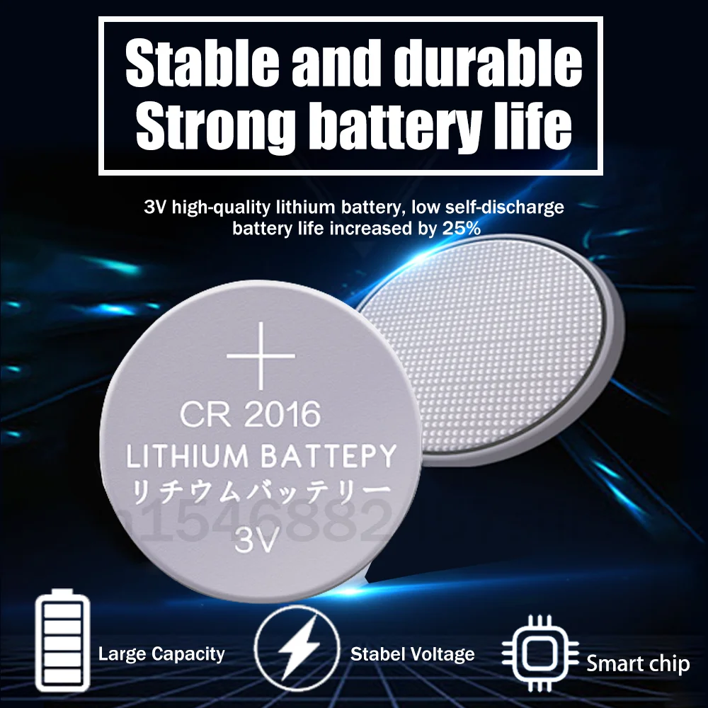 5-20 шт. CR2016 CR 2016 3 в литиевые батареи LM2016 BR2016 DL2016 кнопочная монетная ячейка для