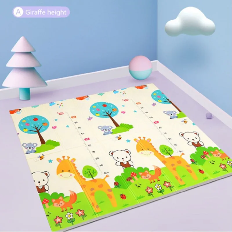 IMbaby Crawling Mat 180x200cm Children's Mat for Children Folding Carpet  Play Mats Waterproof Baby Toys Game Pad Baby Activity