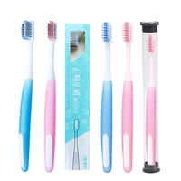 1pcs ultra fine soft adult toothbrush portable travel dental oral care brush with box million nano bristle teeth deep cleaning