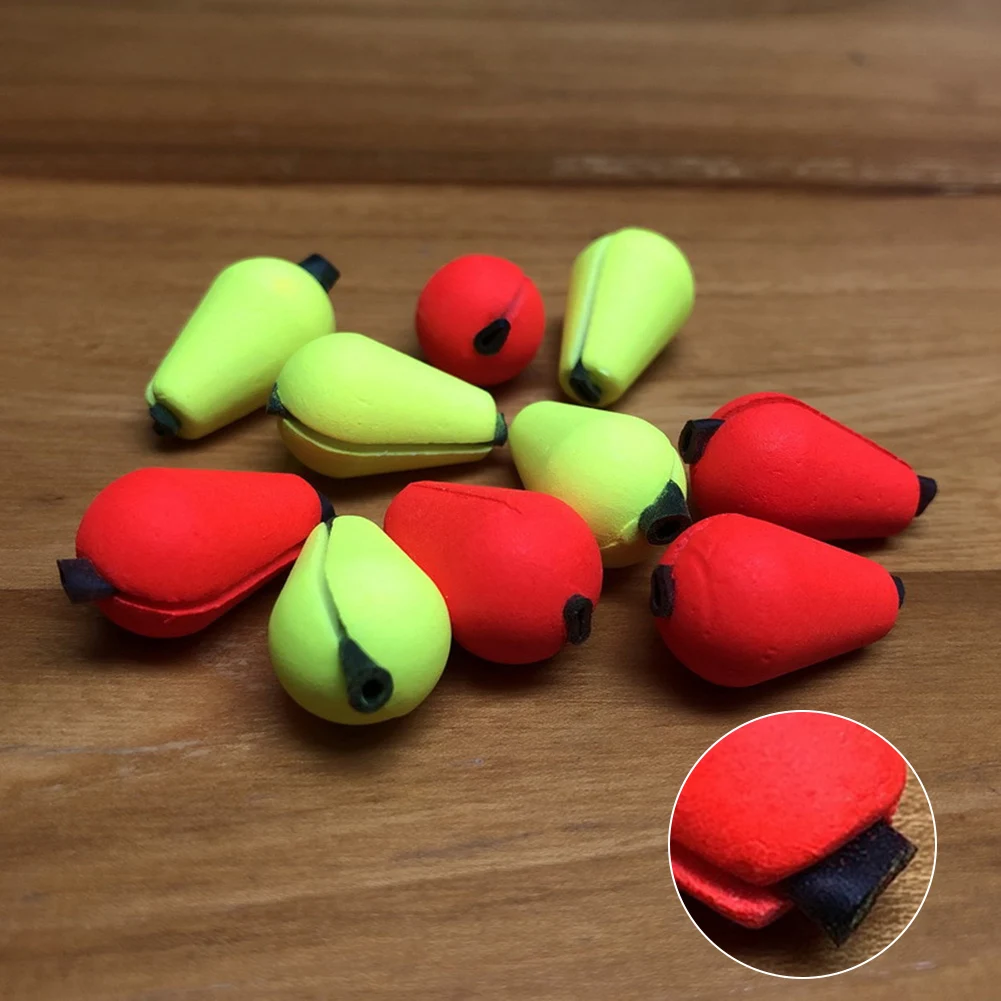 

5pcs Fly Fishing Strike Indicator Float Fly Strike Indicator Teardrop Yellow Red Color Floating Fishing Tackle Accessories