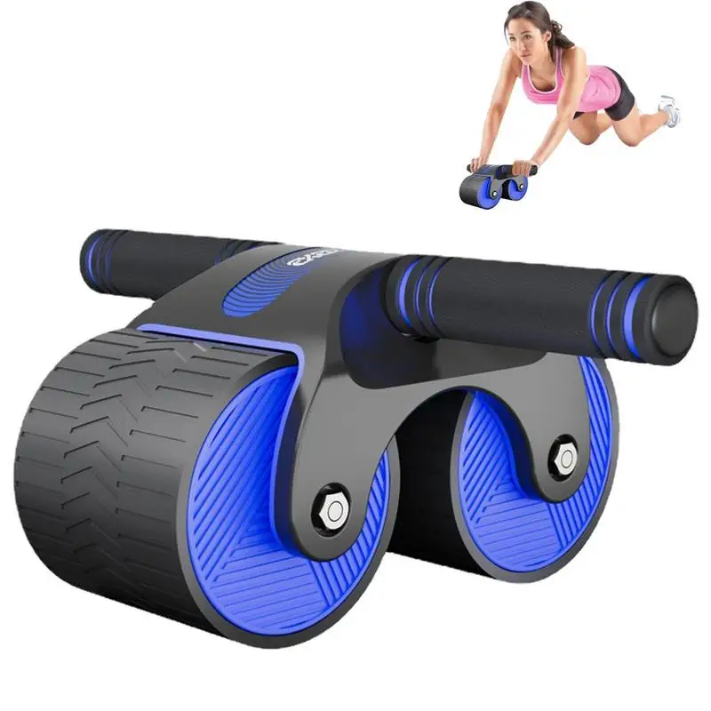 

For Abs Workout With Stable Double Wheels And Automatic Rebound For Abs Workout For Core Strength Training Grow Six-pack Faster