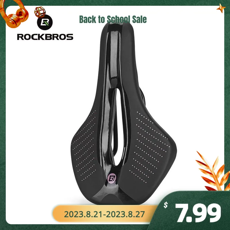 ROCKBROS Bike Saddle MTB Road Bicycle Seat Saddle Ultralight