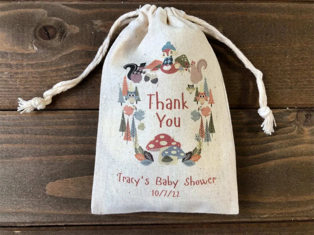 

20 шт., муслиновые хлопковые сумки на заказ