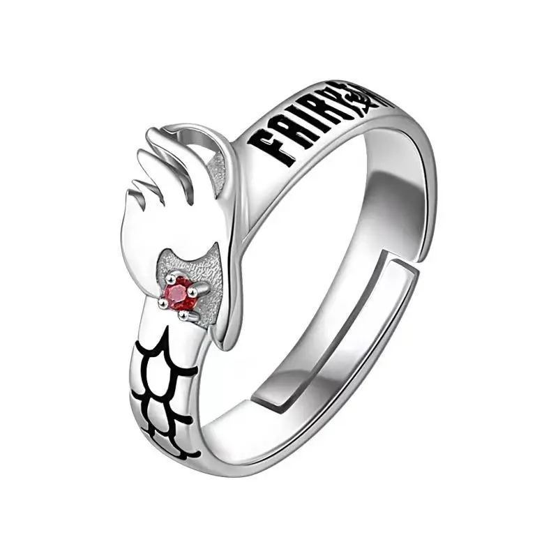 

Anime FAIRY TAIL Rings Cosplay For Men Women Adjustable Ring Props Jewelry Accessory Gift