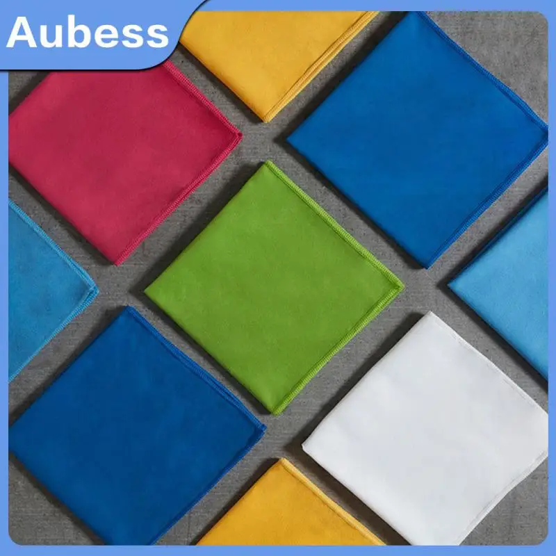 

Wiping Rag Dish Scrub 1 Pcs Home Cleaning Cloth For Kitchen Cleaning Kitchen Rag Pure Color Household Cleaning Tools Reusable