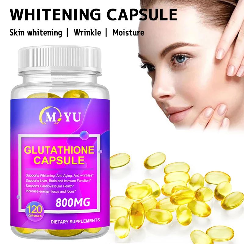

Glutathione Gel Whitening Sac Supplement Vitamin C, Melanin Reduction, Anti-oxidation, Facial Beauty Care Immunity Enhancement
