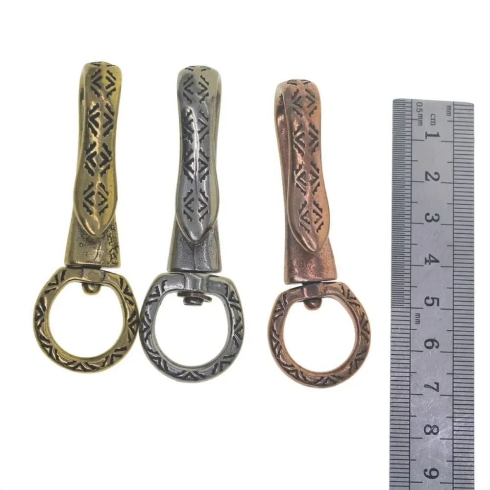 Твердый ретро латунный медный белый поворотный японский U-образный рыболовный