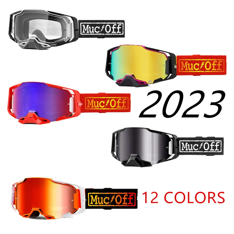 

2023 Muc Off защитные очки для мотокросса, противотуманные мотоциклетные солнцезащитные очки, мотоциклетные уличные спортивные очки