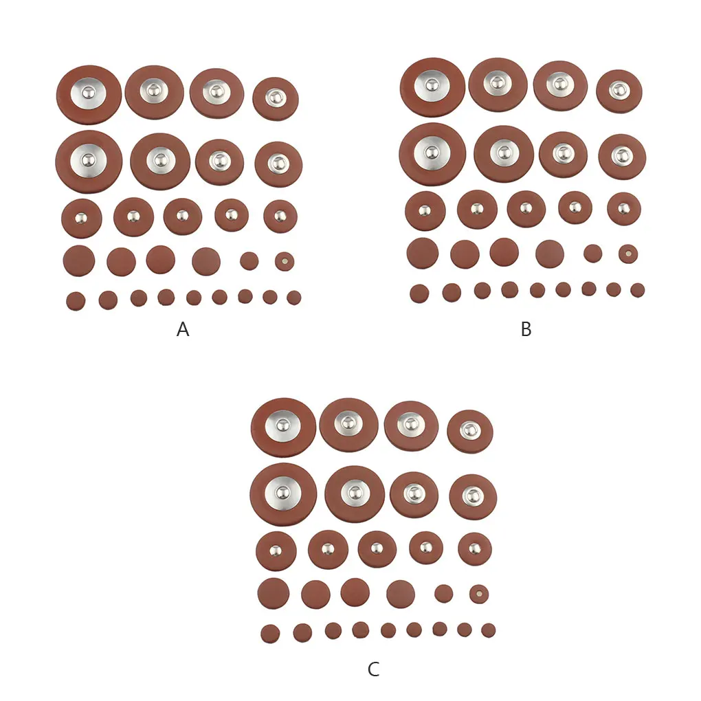 

Saxophone High-Pitched Pads Practice Install Round Mats Tools Cushions