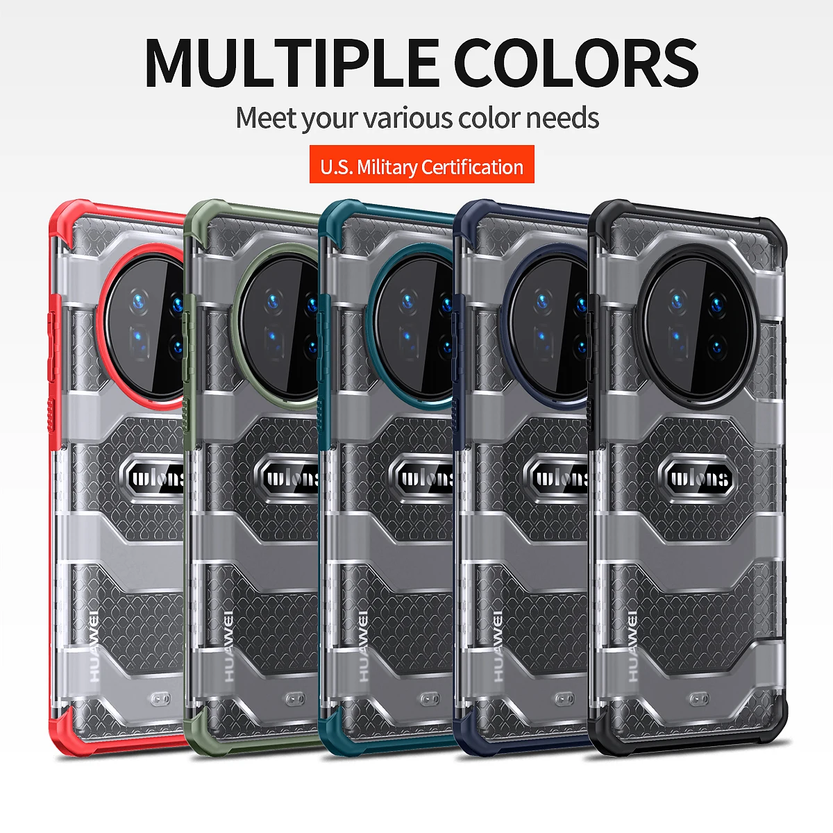 

Heavy hybrid Case for Huawei Mate 40 Pro Mate 30 Military Shockproof protect Cover For Huawei P40 Pro Plus Fundas-032