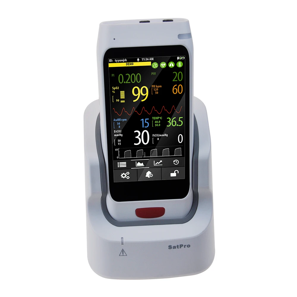 

Handheld Vital Signs Monitor CE/ISO XH-30 series Multi-parameters Patient Care ICU, Clinical professional and Home-care