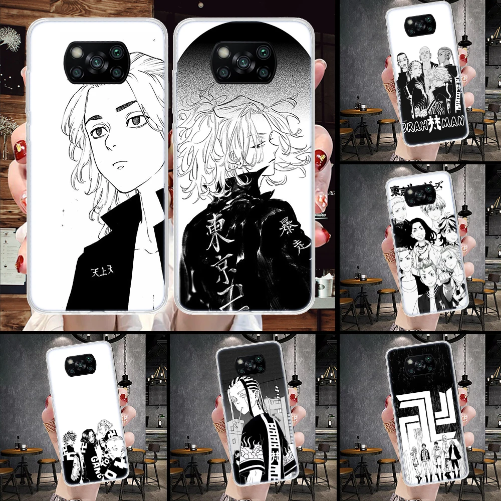 Чехол для телефона с рисунком из аниме Токио Xiaomi Poco X3 Nfc M3 F3 X5 X4 GT M5S M4 Pro M2 F2 F1 Mi Note 10