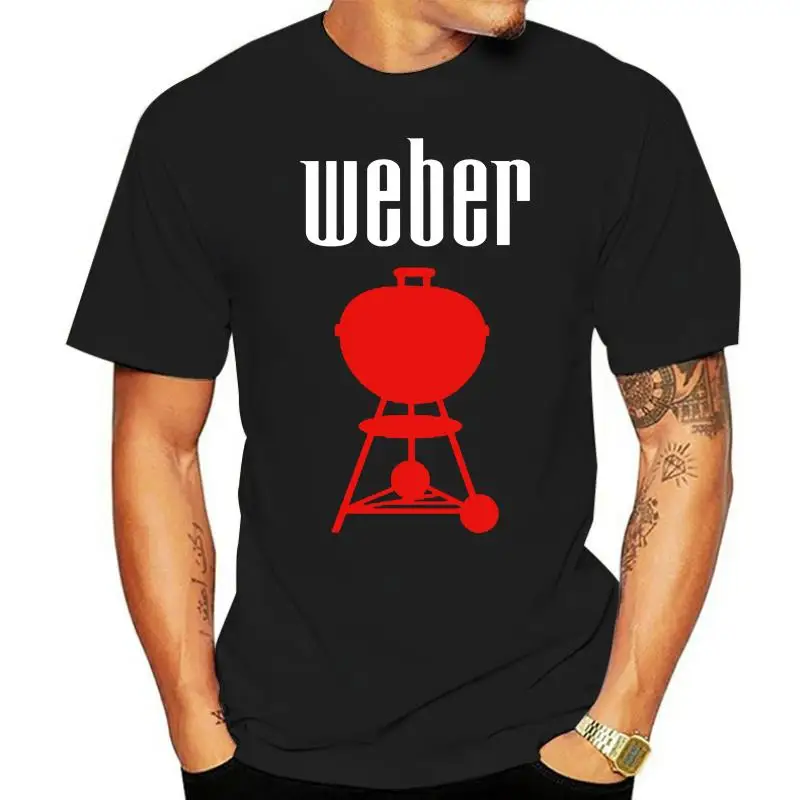 

Черная футболка weber bbq 2