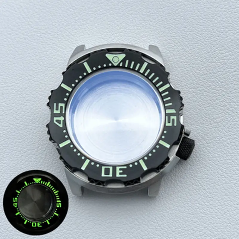 Heimdallr Monster Watch Case Ceramic Bezel Modified From Seiko Homage Fits For NH35 NH36A Automatic Movement Waterproof Watch