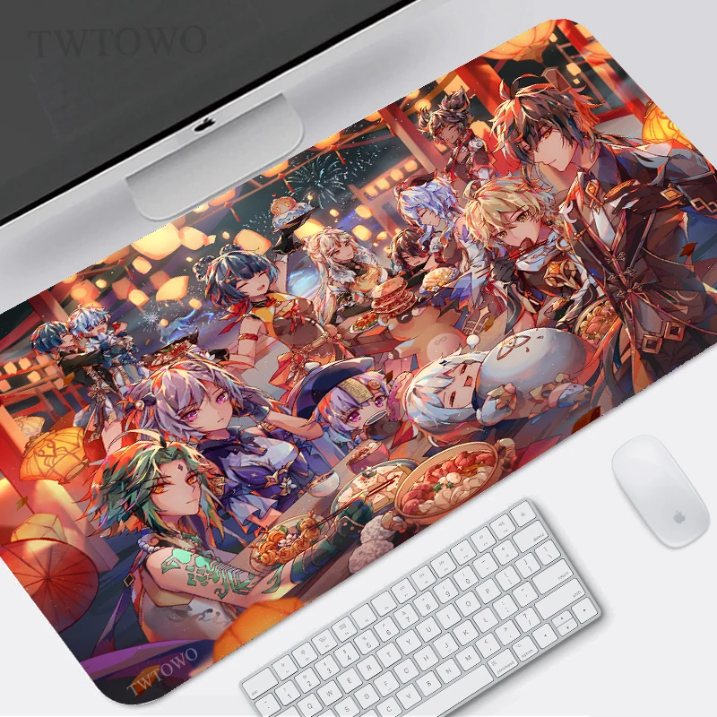 

Genshin Impact Mouse Pad Gaming XL Home Custom HD Mousepad XXL MousePads Soft Anti Slip Carpet Laptop Desktop Mouse Pad Mice Pad