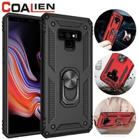 coalien shockproof phone case for samsung note 8 9 10 10plus 5g car bracket protective cover for galaxy note 20 20ultra 10lite