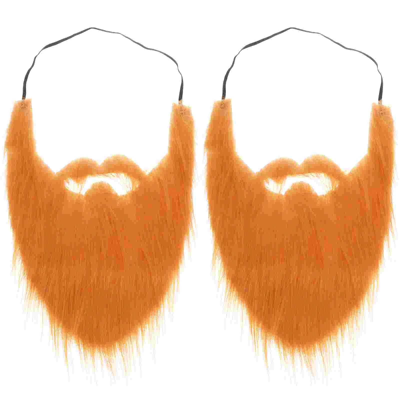 

2Pcs Mustache Artificial Party Dress Realistic Funny Prop Costume Accessory Hair