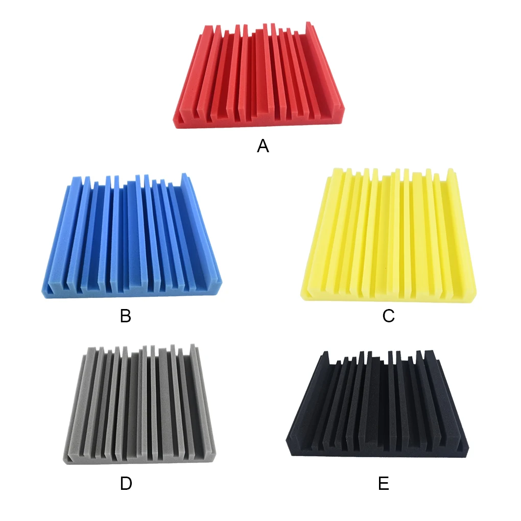 

6 Pieces Soundproof Tile Wall-mounted Cushion Solid Color Absorption Panel