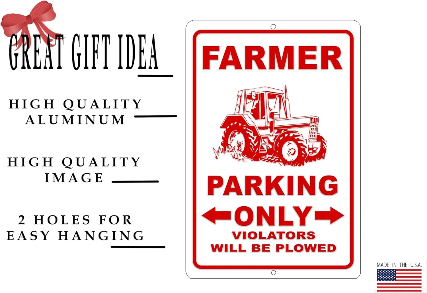 Забавный Frmer Trctor Prkng Only Metl Tn Sgn Wll Декор Mn Cve Grge Shop Frm rnch Rncher