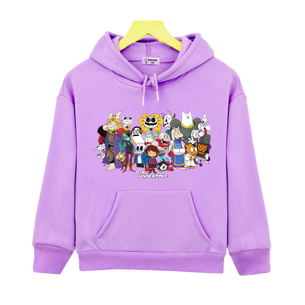 Undertale популярная толстовка с принтом игровых персонажей каваи манга детские