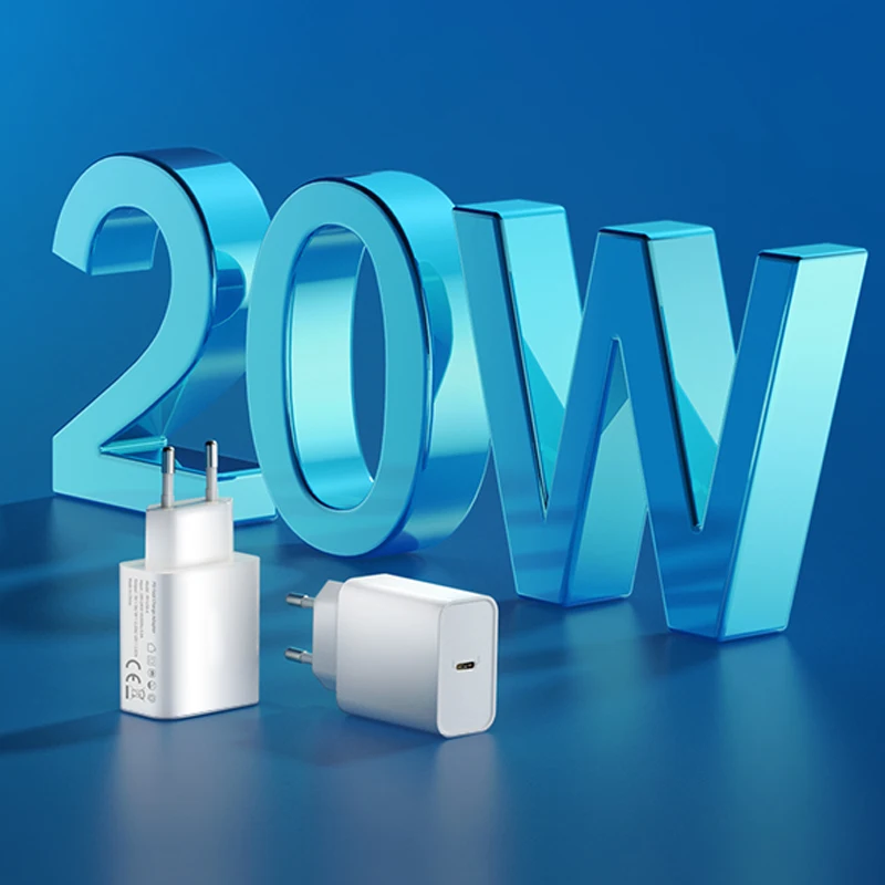 

USB Type C Charger 20W Portable PD 3.0 Type C Fast Charging Adapter for iPhone 13 12 Pro Max 11 Mini 8 Plus iPad Xiaomi Samsung
