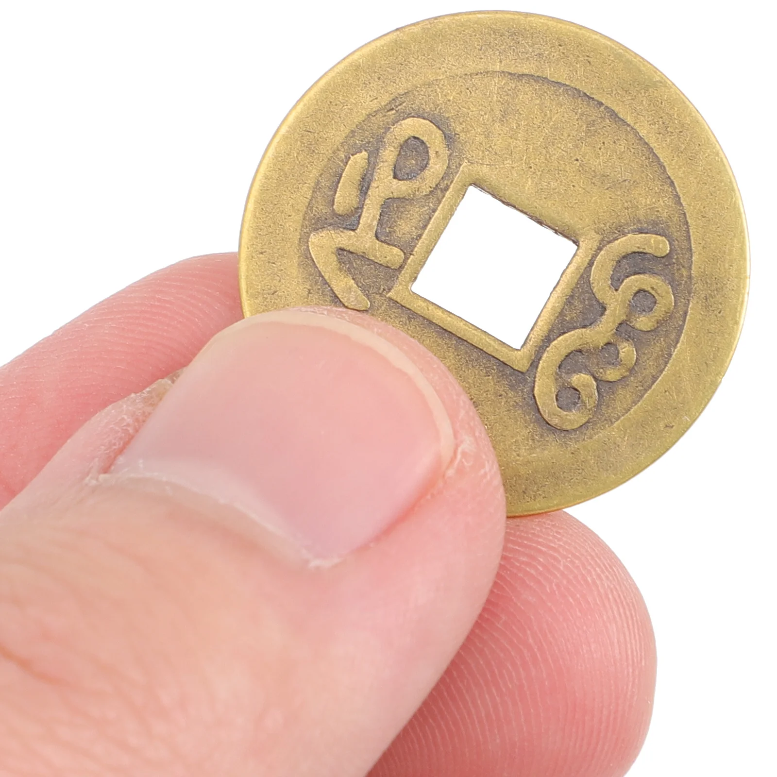 Воросление игры Цзин Гадание Бамбуковая трубка Реквизит Медное ведро Счастливая