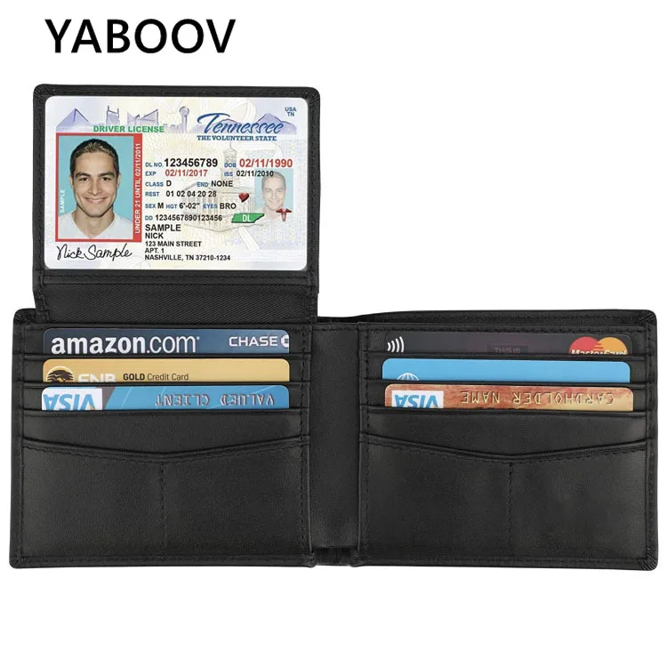 

Classic Genuine Leather Wallet for Men Soft Purse Coin Purse Cardholder Vintage Casual Pocket Credit Card Holder