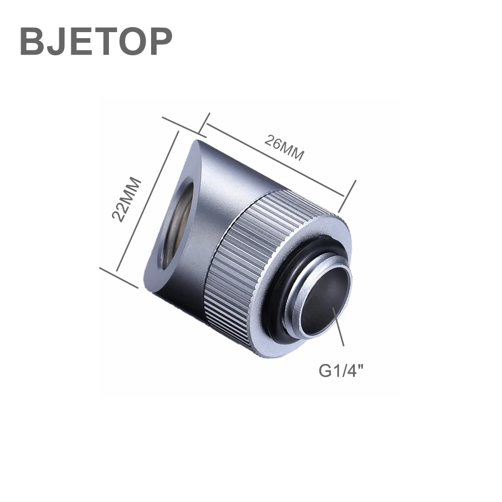 Аксессуары для водяного охлаждения компьютера Bjetop Резьбовая резьба G1/4 дюйма 45