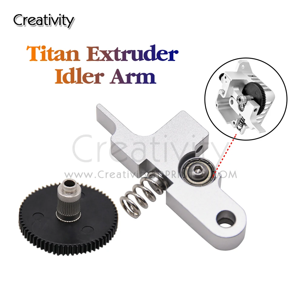 

Titan Aero Metal Extruder Idler Arm Gear with 66 Teeth 1.75mm for Prusa i3 MK2 Ultimate Sidewinder X1 Titan Extruder