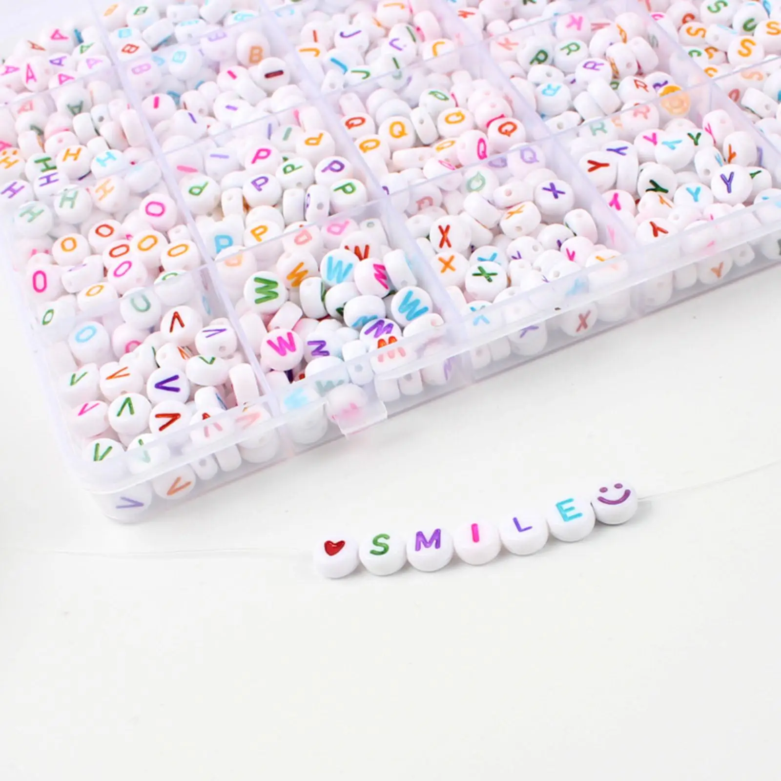 Круглые бусины с буквами алфавита узор браслеты именем сделай сам ожерелья