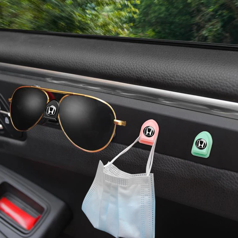 

Car Hook USB Data Cable Key Mask Storage Hook Sticker Interior Accessories for Honda Fit Pilot Civic HRV Jazz CRV Odyssey Legend