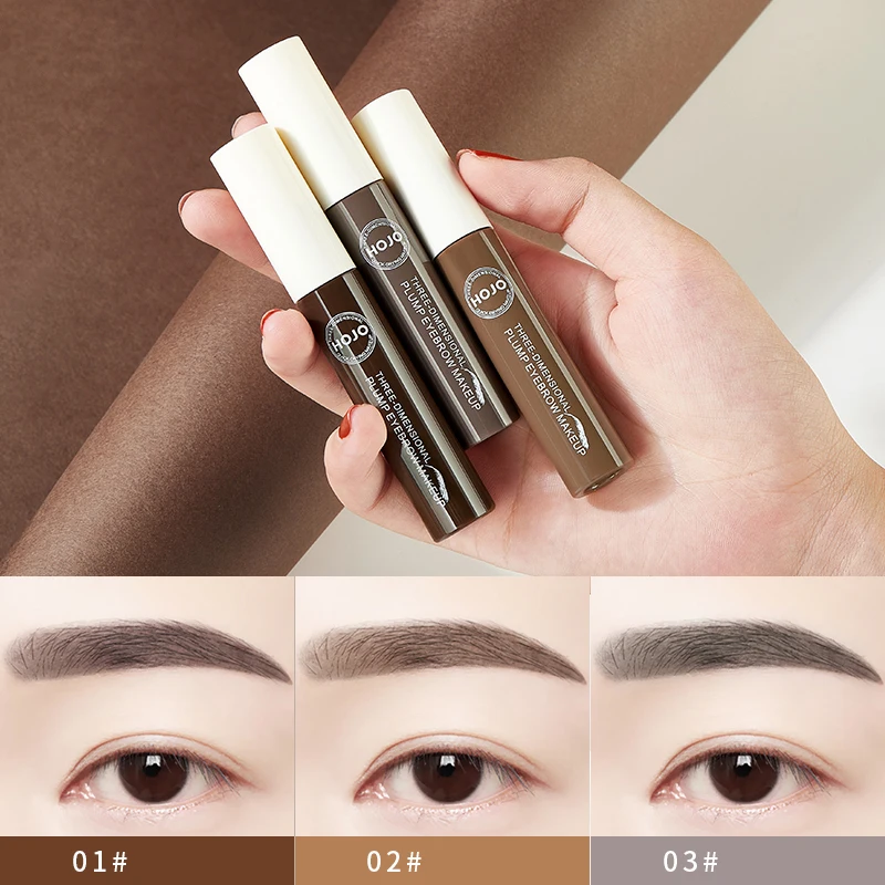

New Eyebrow Dyeing Gel Pen W/Brush Durable Easy To Color Brows Enhancer Long-lasting Waterproof Sweatproof Not Smudge Eye Makeup