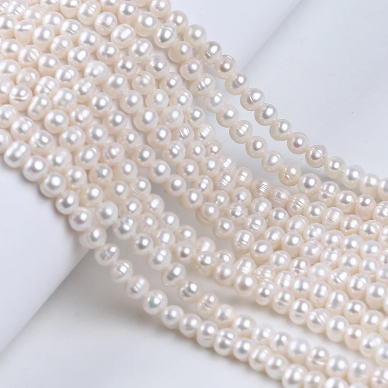 Искусственный пресноводный жемчуг настоящая жемчужина в форме картофеля низкая