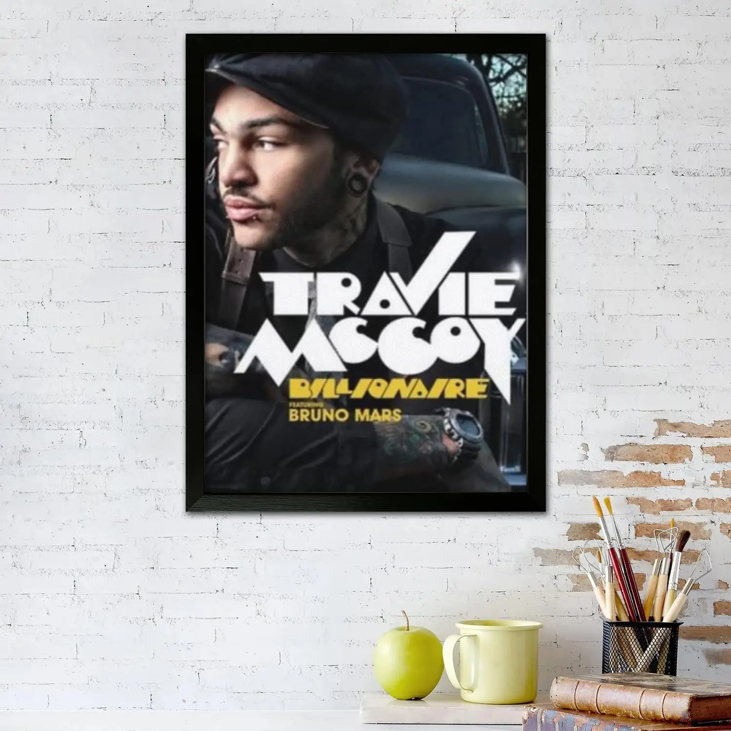 Плакат на холсте Travie McCoy настенное искусство печать с изображением современная
