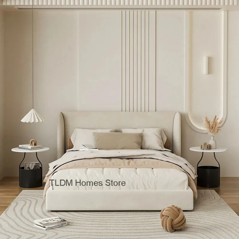 Современная прикроватная тумбочка минималистичный белый модный ночной столик