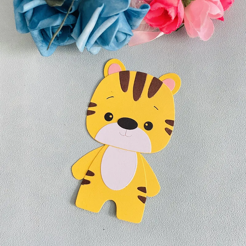 Металлические штампы для скрапбукинга &quotТигр&quot