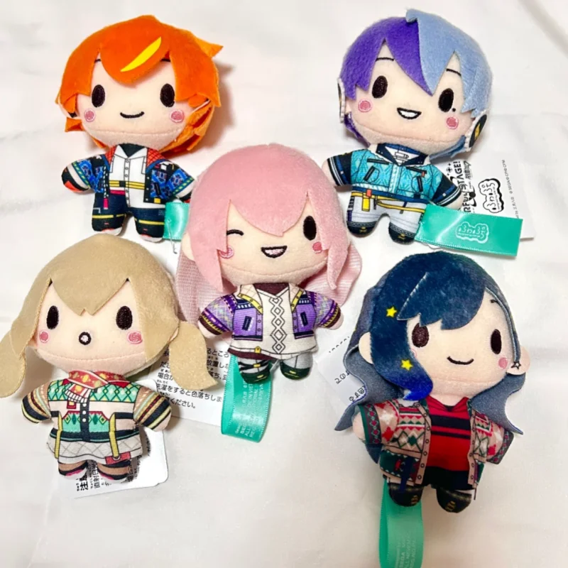 Фото Плюшевый брелок Sega Hatsune Miku Project Sekai VBS в стиле чиби с кемпинговым нарядом, коллекционный аксессуар для сумок, украшение для фанатов аниме №1