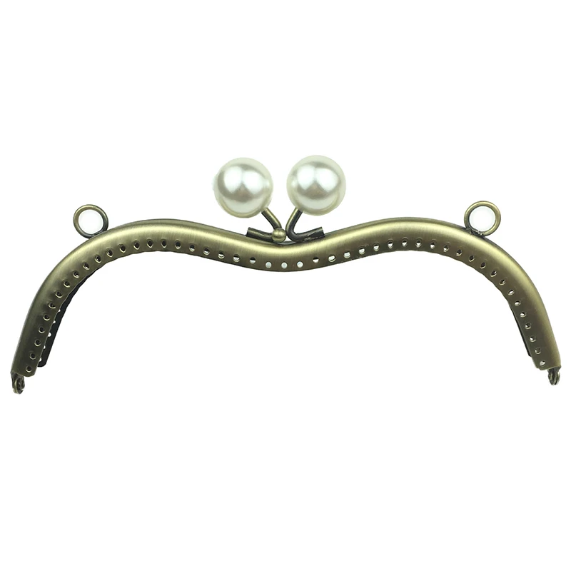 10pcs/lot Purse Frame DIY Metal Kiss Clasp Lock 19cm Metal Frame Purse for Handbag Handle Coins Bag Accessories Fashion Handle