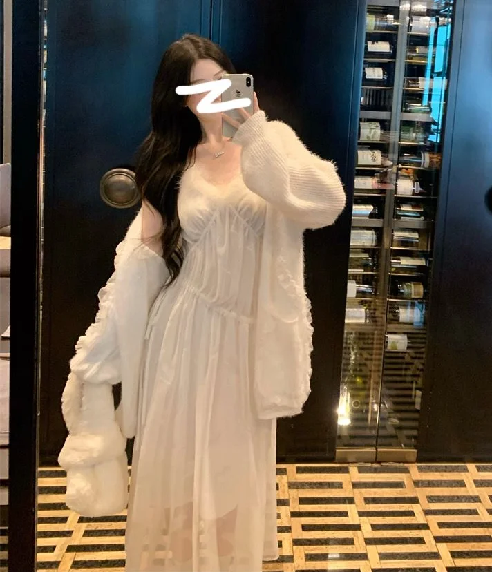 Приталенное Белое Платье First Love новинка 2024 года атмосферное длинное платье с