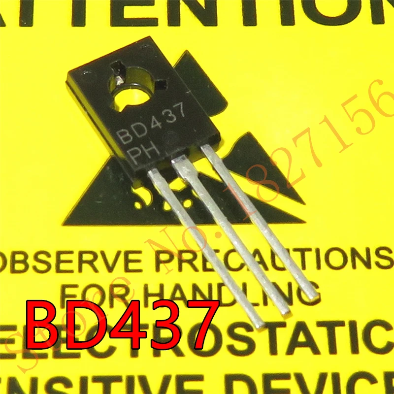 

10pcs/Lot Bipolar (BJT) Transistor NPN 45V 4A 3MHz 36W Through Hole TO-225AA BD437